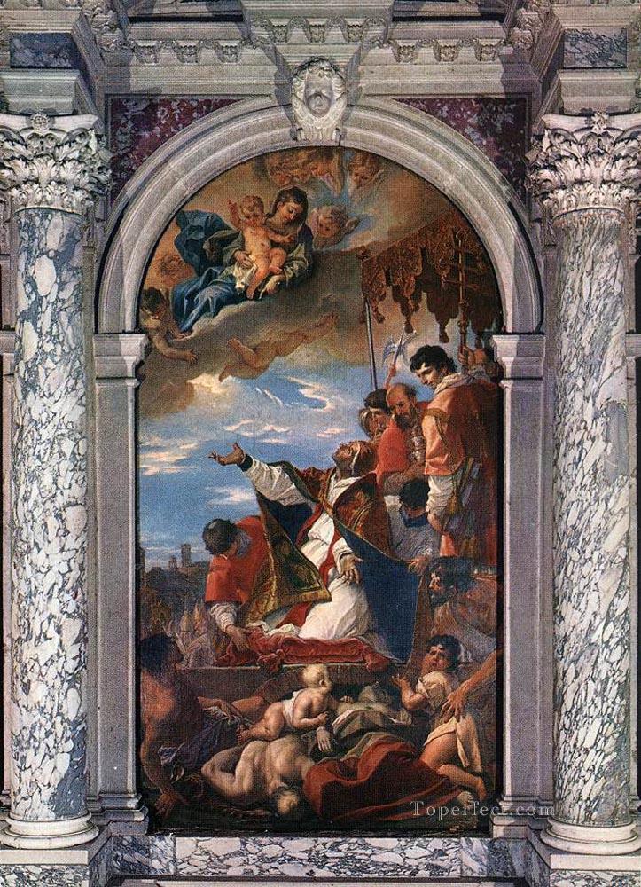 Altar Of St Gregory The Great grand manner Sebastiano Ricci Oil Paintings